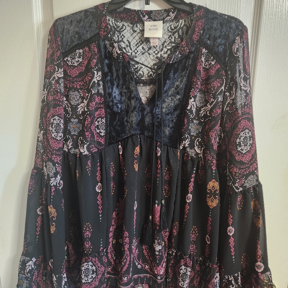 Know Rose Boho shirt